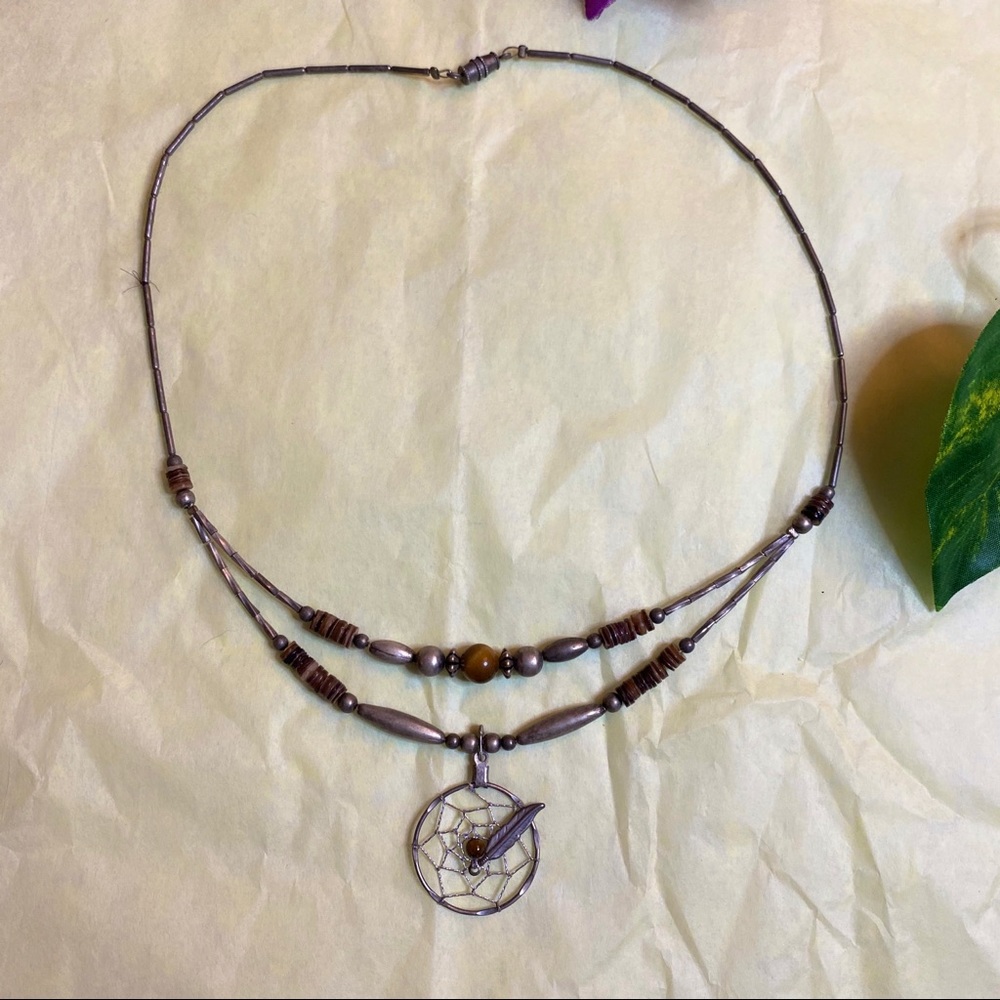 ❌SOLD❌VTG Bohemian South Western Necklace - Picture 3 of 5